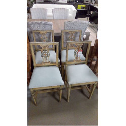 LOT DE 4 CHAISES ÉPOQUE...