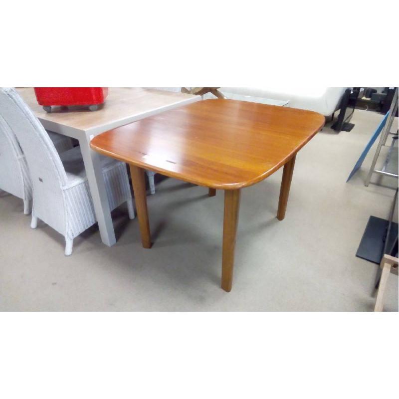 TABLE VINTAGE TECK AVEC 2 ALLONGES