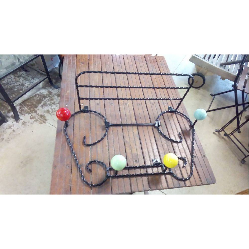 PORTE MANTEAUX BOULES COLORÉES