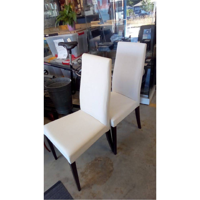 PAIRE DE CHAISES TISSU