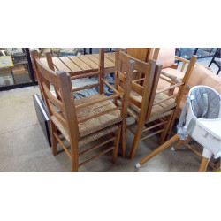 CHAISE PIN PAILLÉE X4