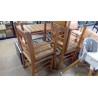 CHAISE PIN PAILLÉE X4