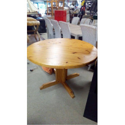 TABLE RONDE PIN 1 ALLONGE EXT