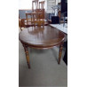 TABLE OVALE MERISIER 1 ALLONGE EXT