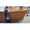 COMMODE CHÊNE 3 TIROIRS À PEINDRE