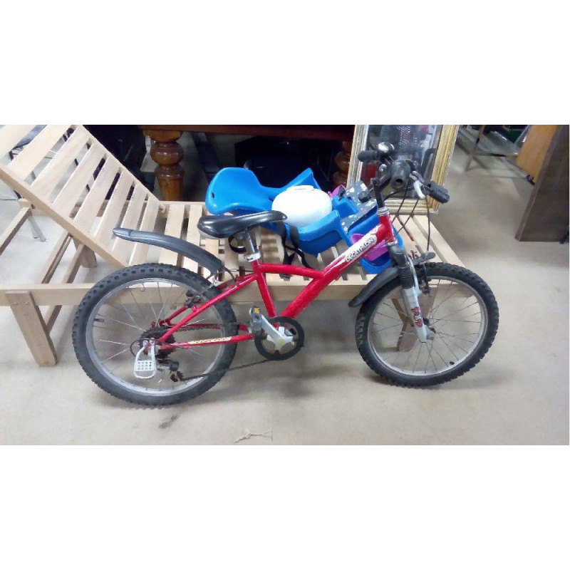 VTT ENFANT DECATHLON ROUGE 20 POUCES