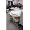 4 CHAISES PAILLÉES DOSSIER GERBE EN L\'ÉTAT