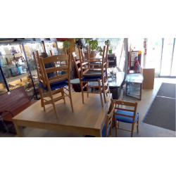 LOT DE 6 CHAISES HÊTRE...