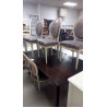 LOT DE 6 CHAISES SYLE LOUIS XVI DOSSIER MEDAILLON