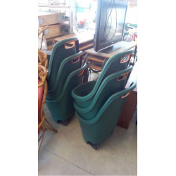 POUBELLE DE JARDIN ROULANTE