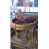 TABOURET ROTIN