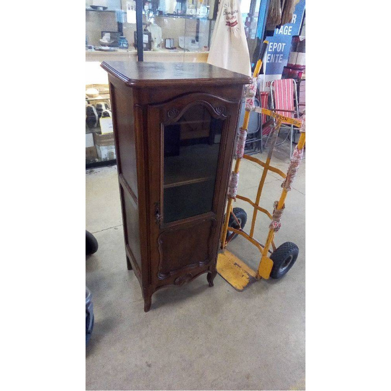 PETITE VITRINE MERISIER FONCÉ