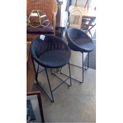 PAIRE DE TABOURET HAUT...
