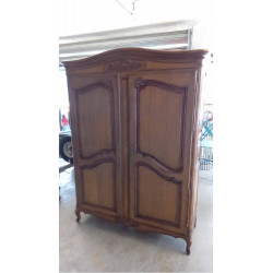 ARMOIRE LINGERE CHÊNE MOYEN 2P