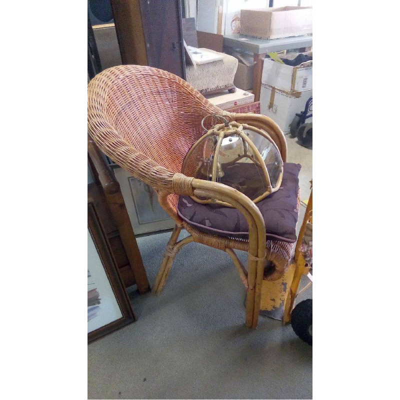 FAUTEUIL ROTIN