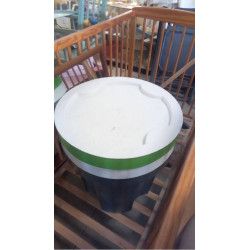 LOT DE 3 POTS PLASTIQUES