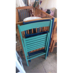 CHAISE BOIS PLIANTE
