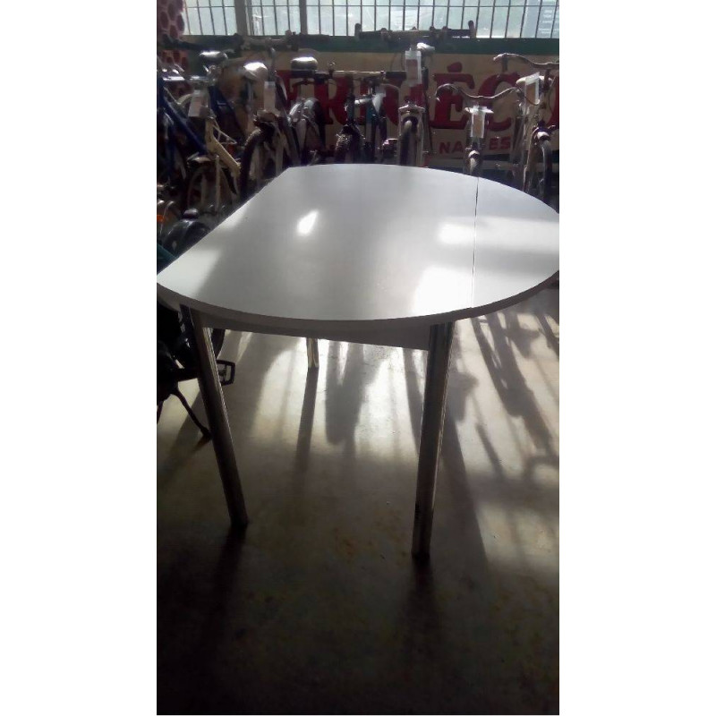 TABLE DE CUISINE RONDE MÉLAMINÉE