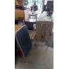 TABLE PLIANTE ATELIER AVEC PLATEAU CAOUTCHOUC