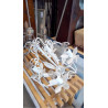 PETIT LUSTRE 4 FEUX PATINÉ