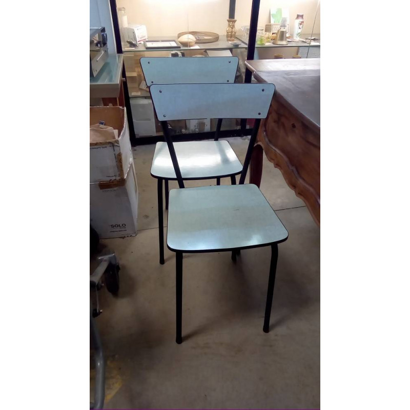 PAIRE DE CHAISES FORMICA
