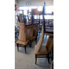 LOT DE 6 CHAISES TRÉSSÉES BANANIER